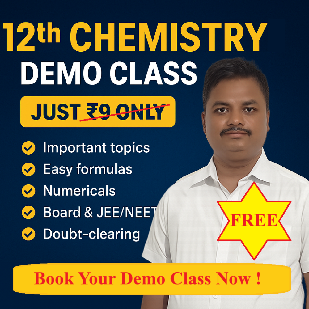 12th Chemistry ( FREE Demo Class)