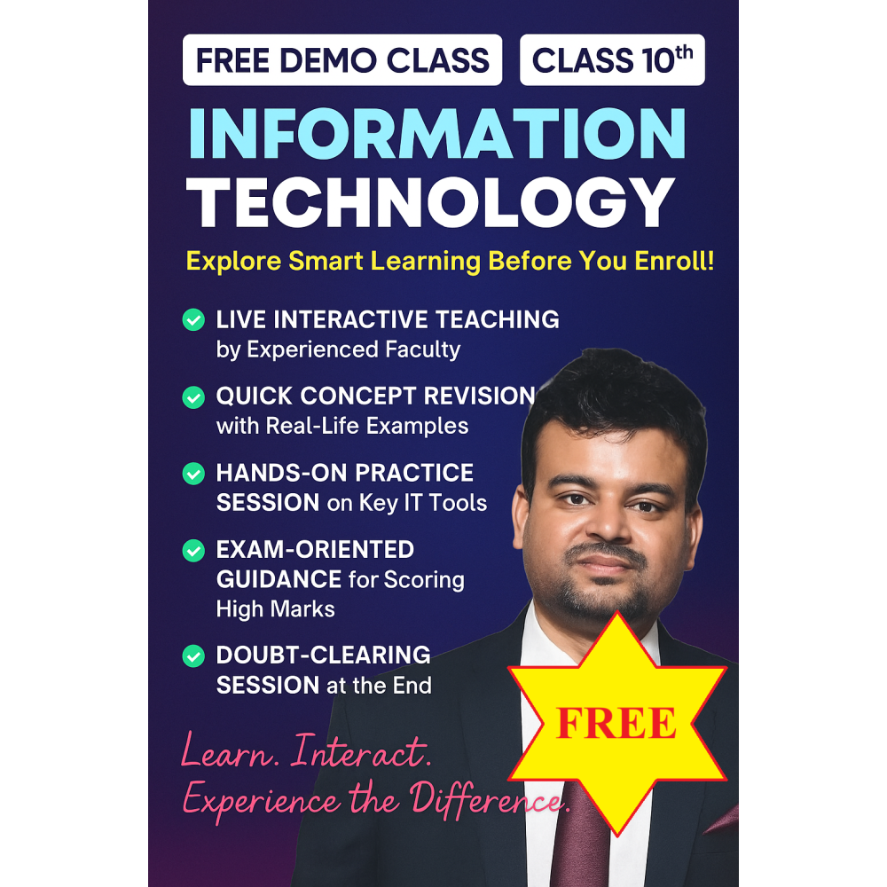 10th Information Technology (IT) (FREE Demo Class)