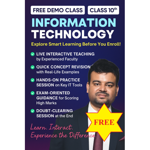 10th Information Technology (IT) (FREE Demo Class)